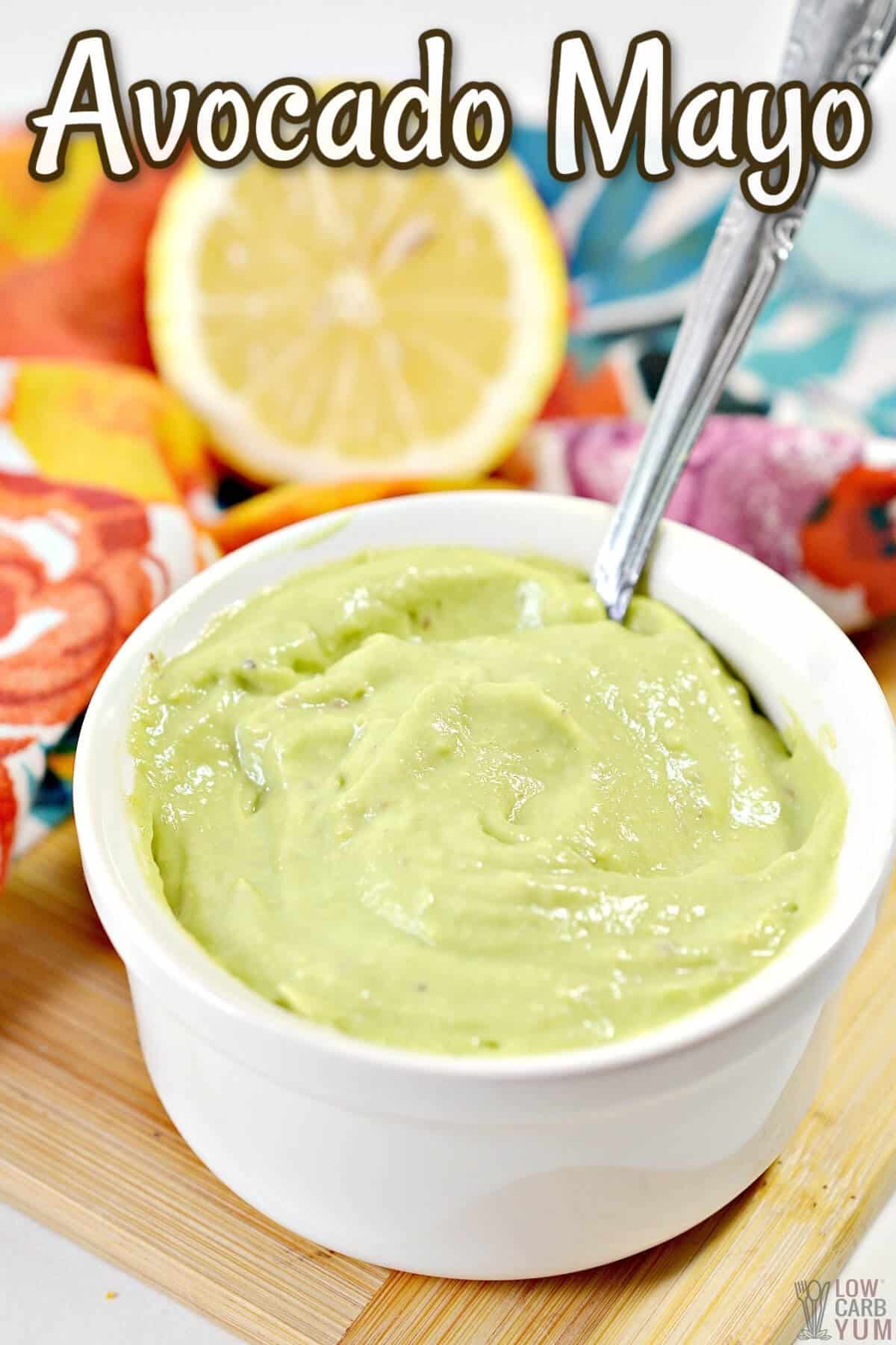 Avocado Mayo Recipe (Keto, Paleo) - Keto Salad Dressing Recipe - Low Carb  Yum