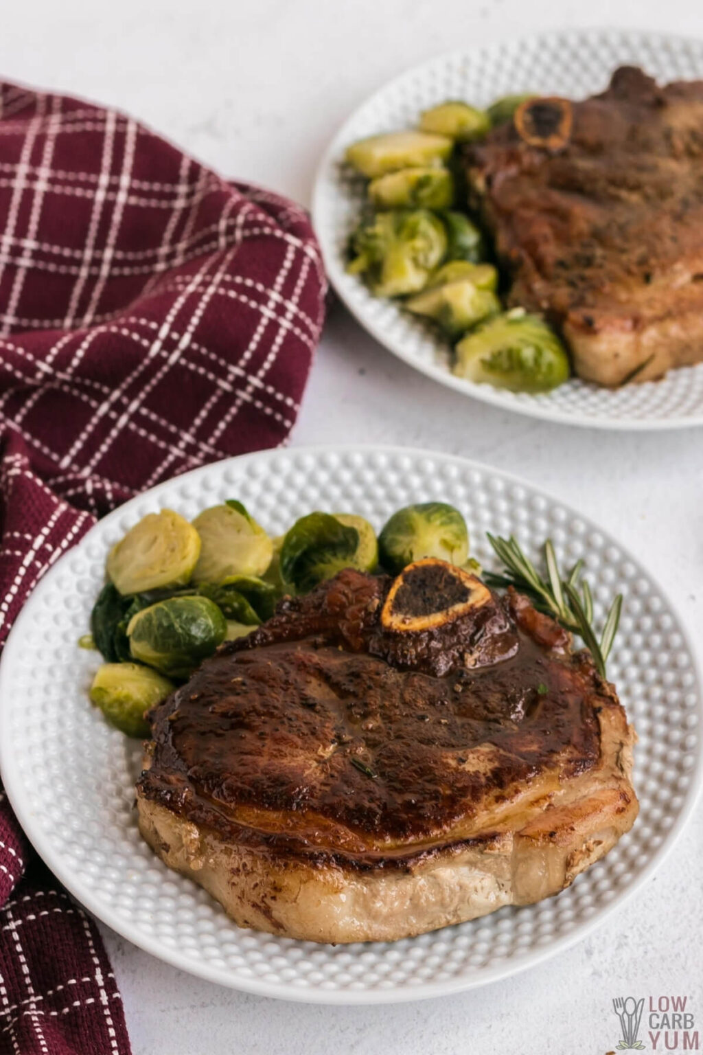 Berkshire Pork Chops Pan Seared - Low Carb Yum