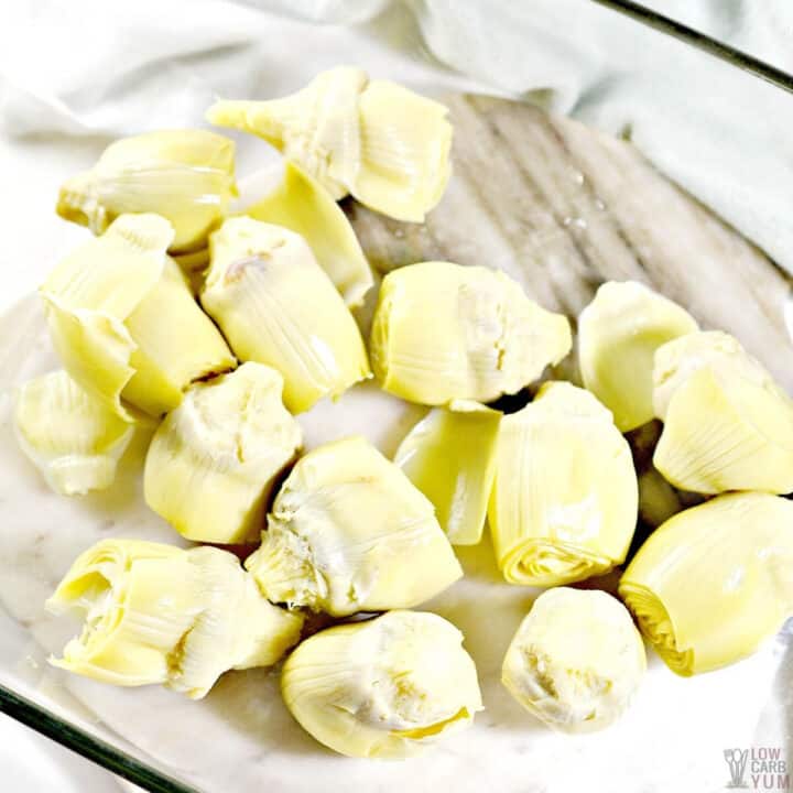 Easy Roasted Artichoke Hearts Recipe Low Carb Yum