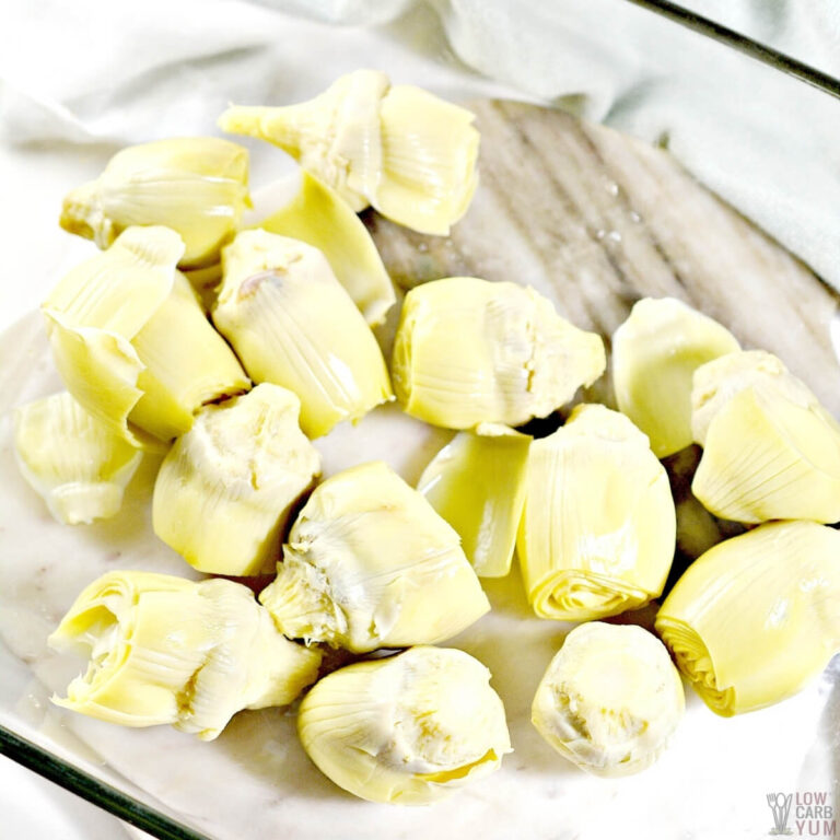 Easy Roasted Artichoke Hearts Recipe Low Carb Yum