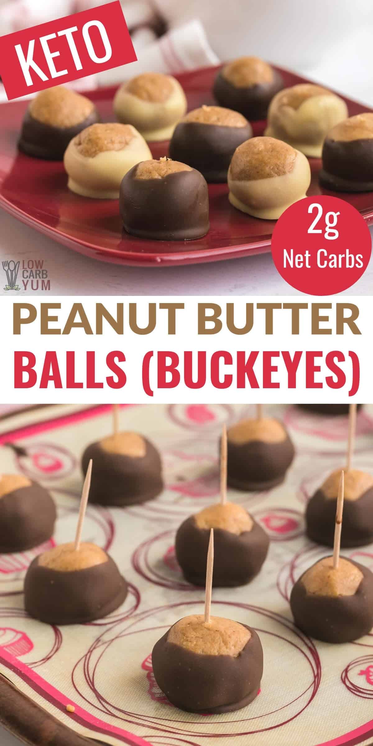 peanut butter balls pinterest image