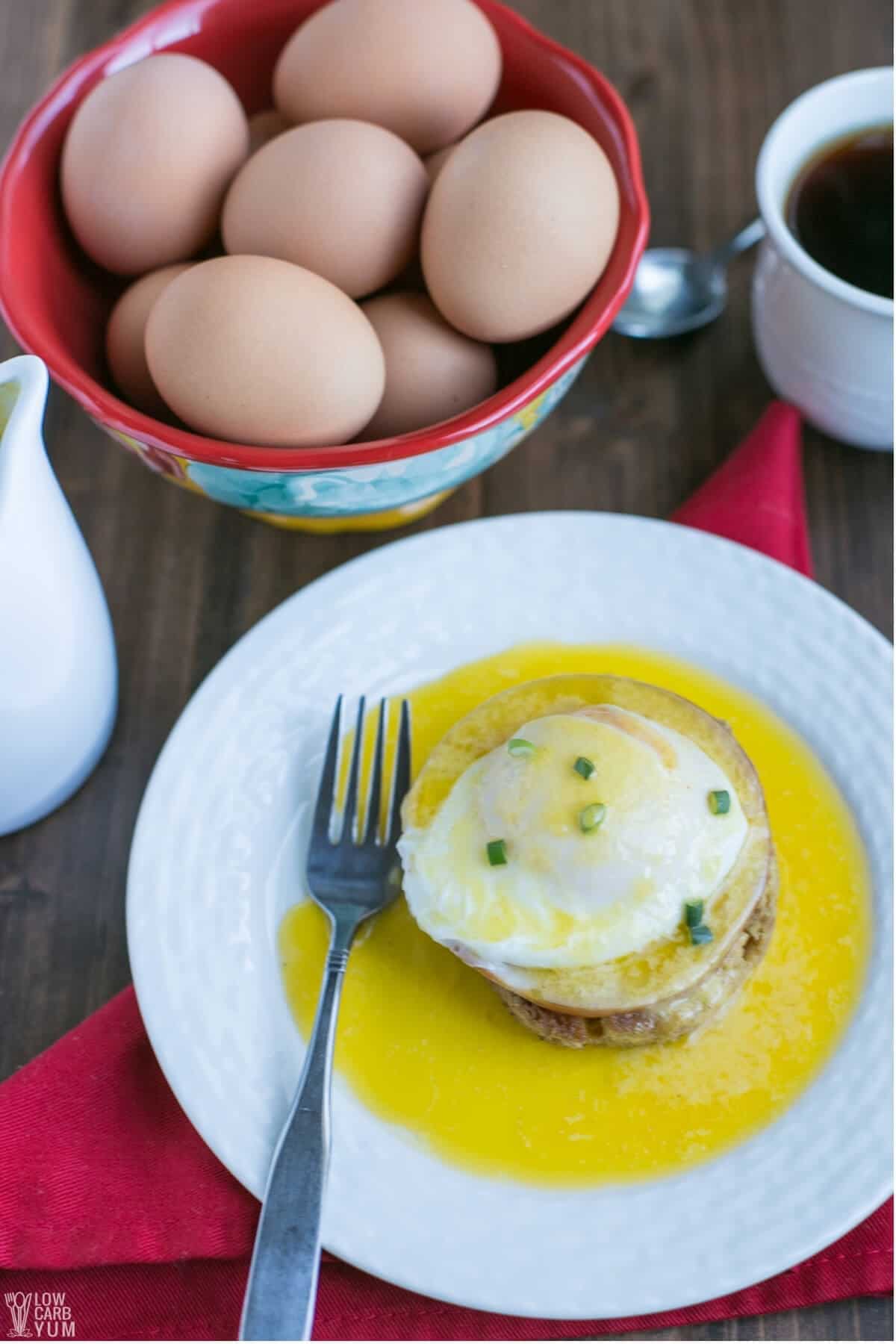 keto egg dish on plate