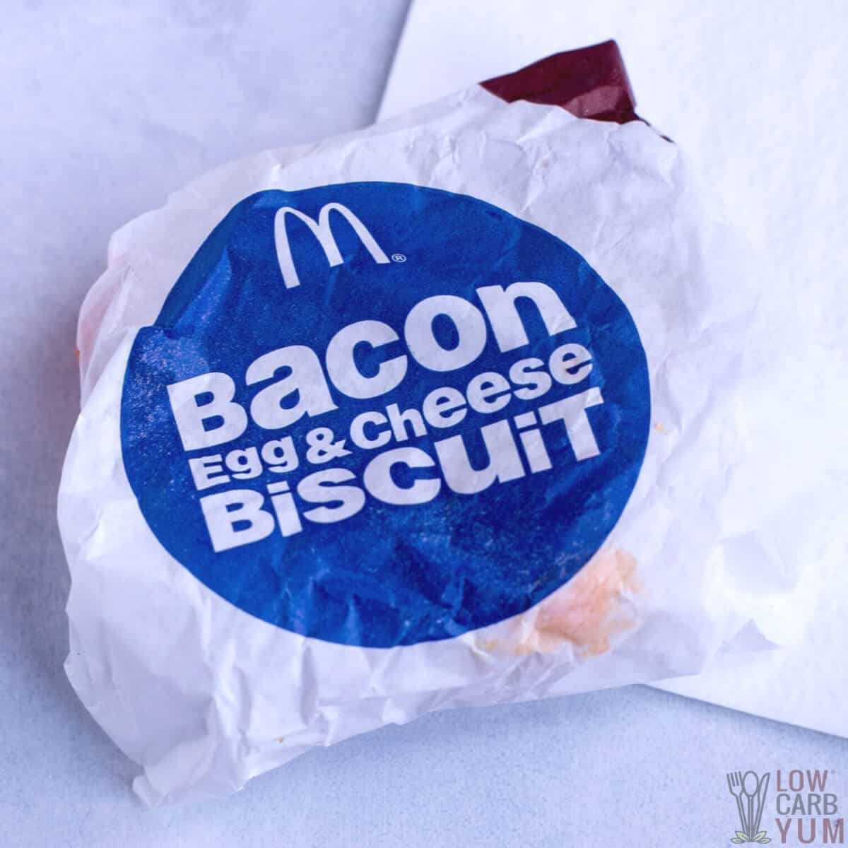 mcdonalds bacon egg cheese biscuit keto