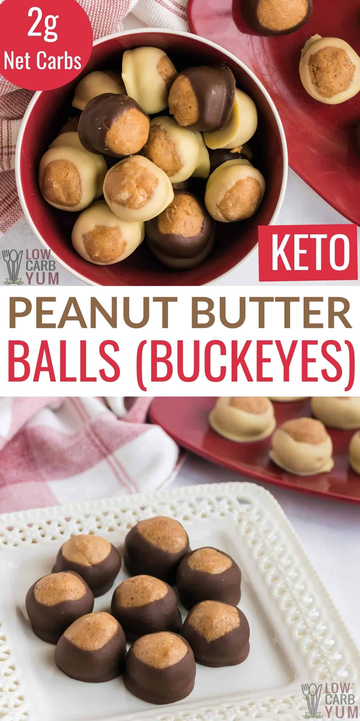 peanut butter balls buckeyes pinterest image