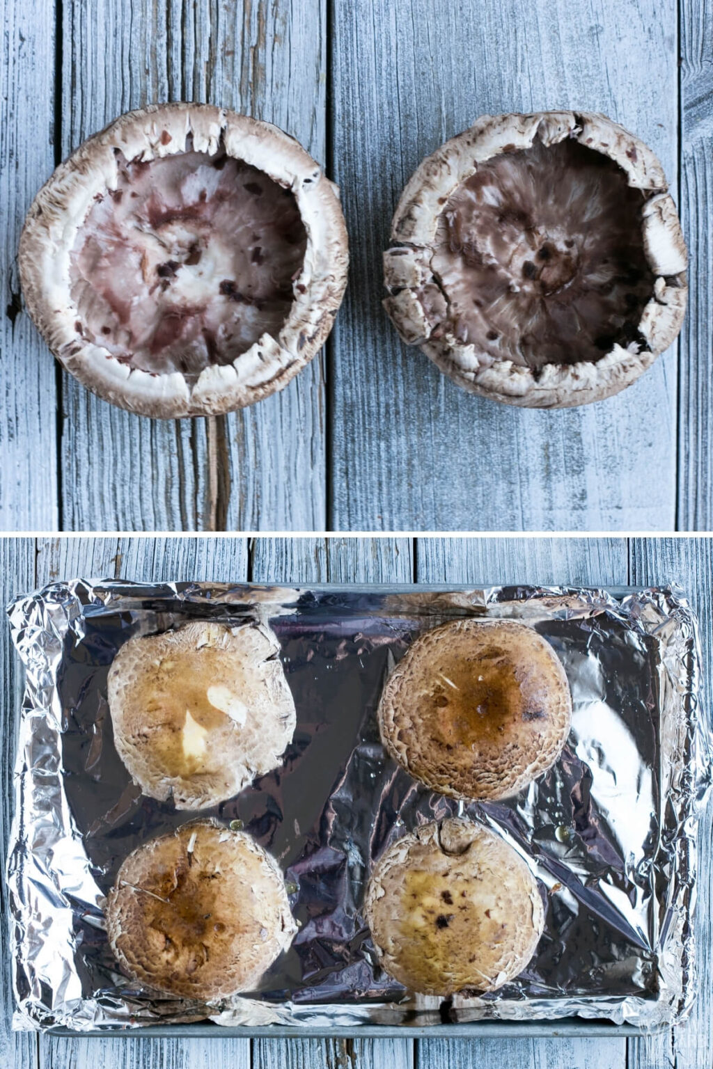 Stuffed Portobello Mushrooms With Spinach & Artichoke - Low Carb Yum