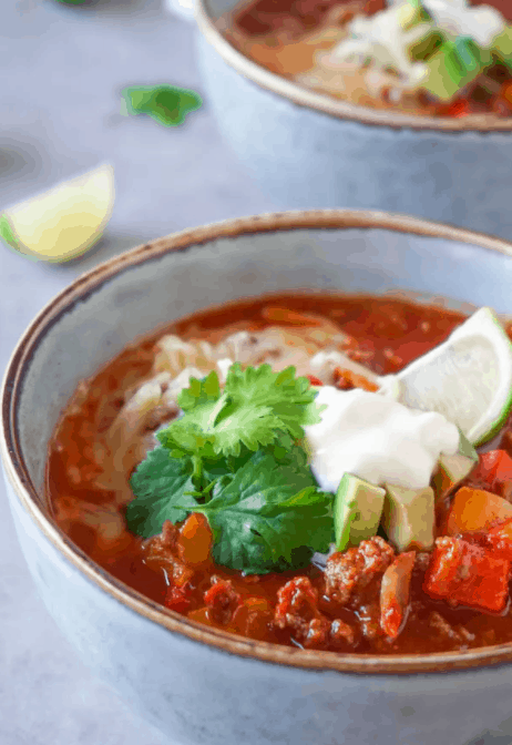 stovetop no bean chili