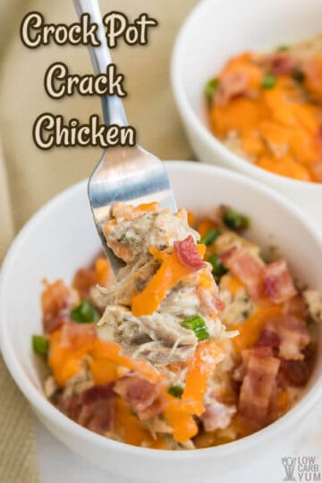 The BEST Keto Crock Pot Crack Chicken Recipe - Low Carb Yum