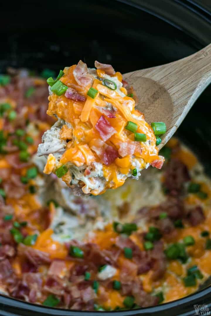 The BEST Keto Crock Pot Crack Chicken Recipe - Low Carb Yum