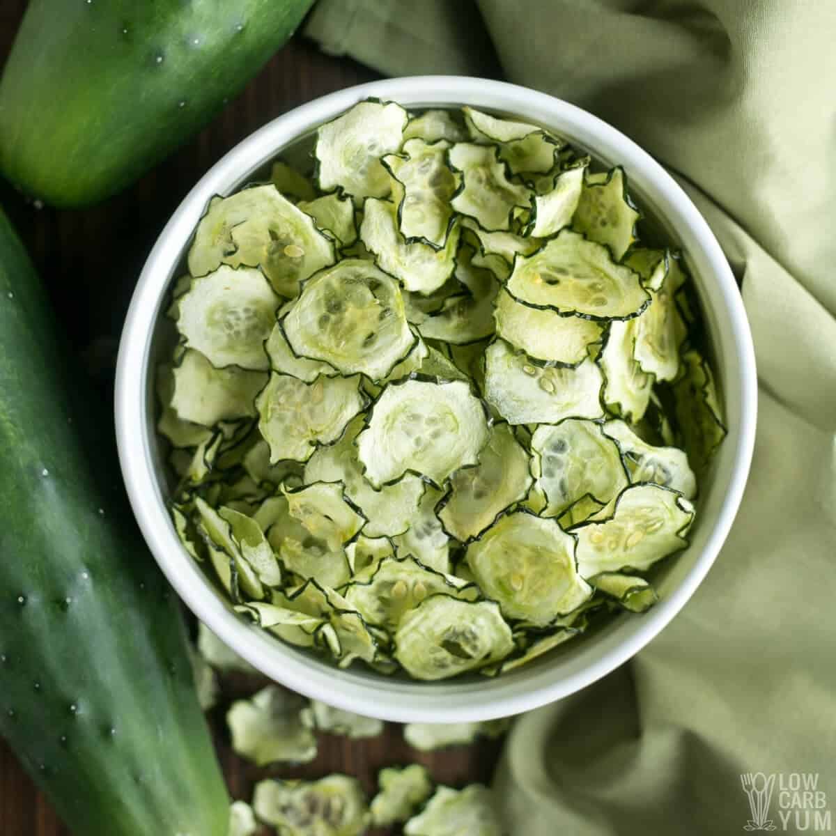 cucumber chips recipe featured image
