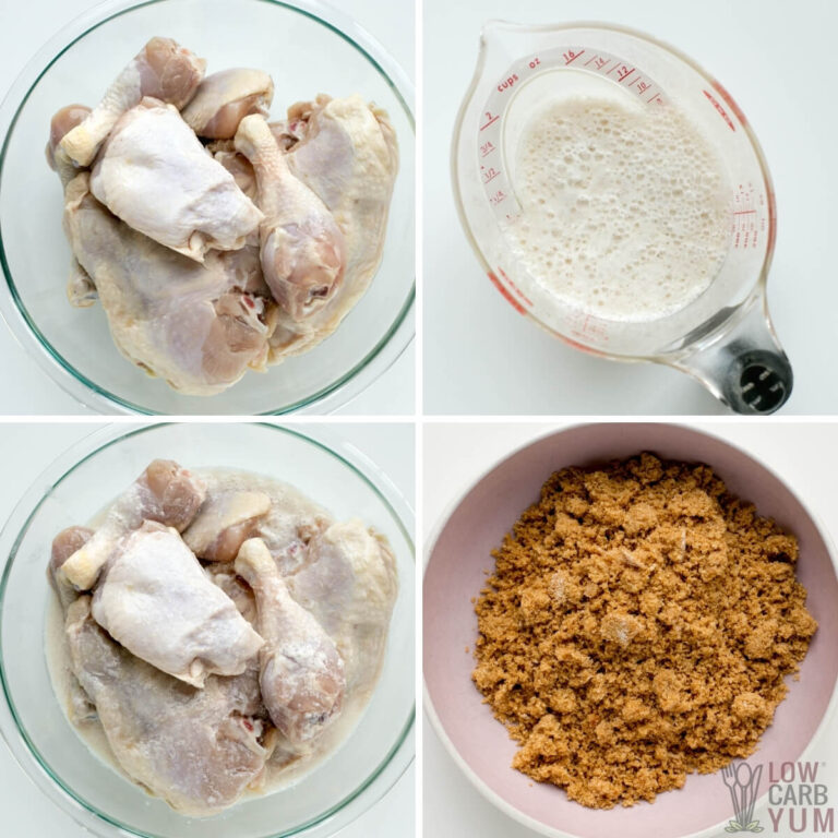 Keto Fried Chicken (Air Fryer or Oven) - Low Carb Yum