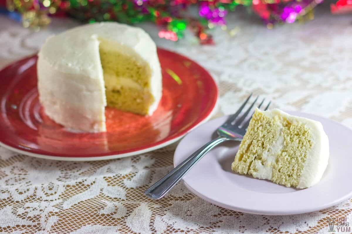 sliced birthday mug cake