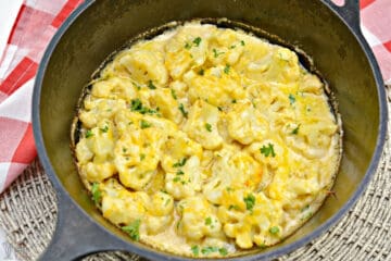 Keto Cauliflower Mac and Cheese Low-Carb Side Dish- Low Carb Yum