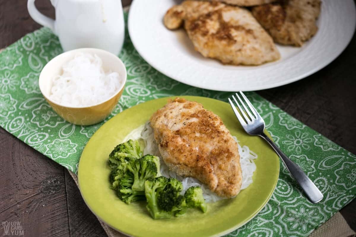 low carb chicken piccata without sauce