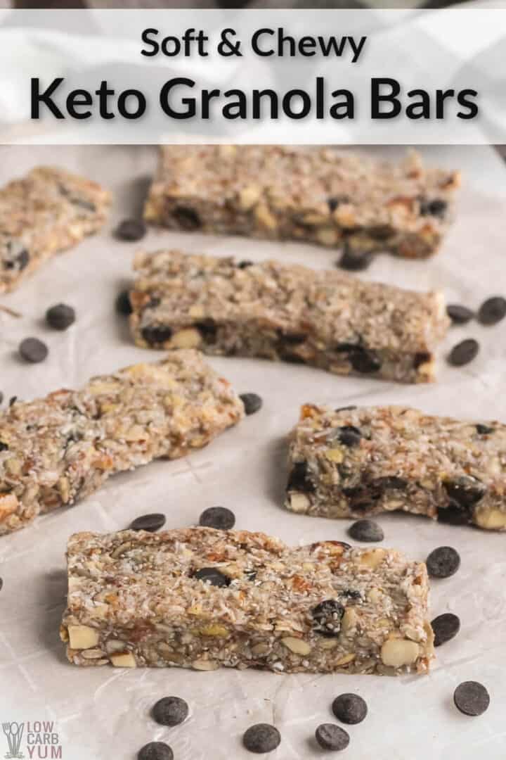 Keto Granola Bars A HighProtein Snack Low Carb Yum