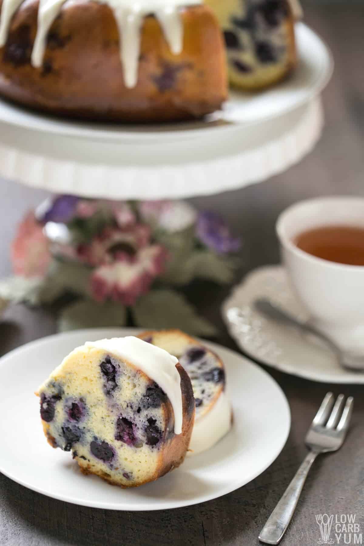 lemon blueberry pound cake