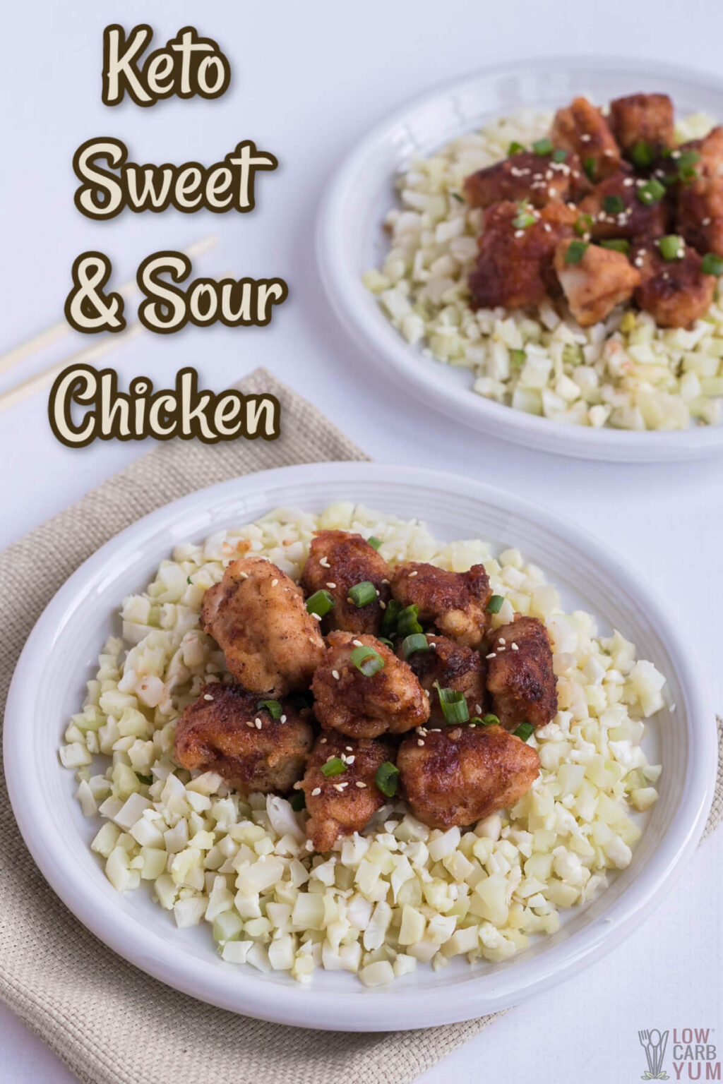 Baked Sweet and Sour Chicken (KetoFriendly) Low Carb Yum