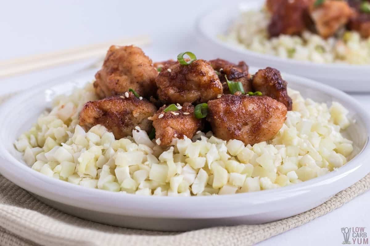 Baked Sweet and Sour Chicken (KetoFriendly) Low Carb Yum
