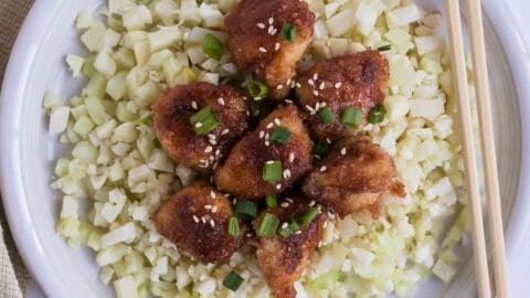 keto sweet and sour chicken