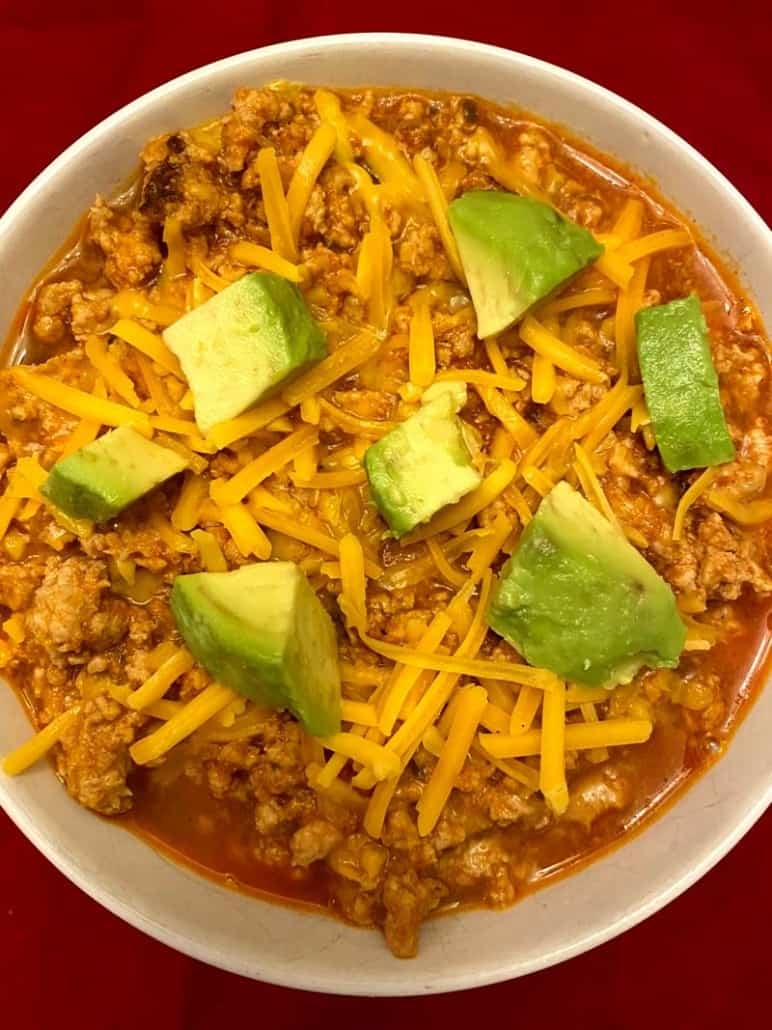 tangy keto chili