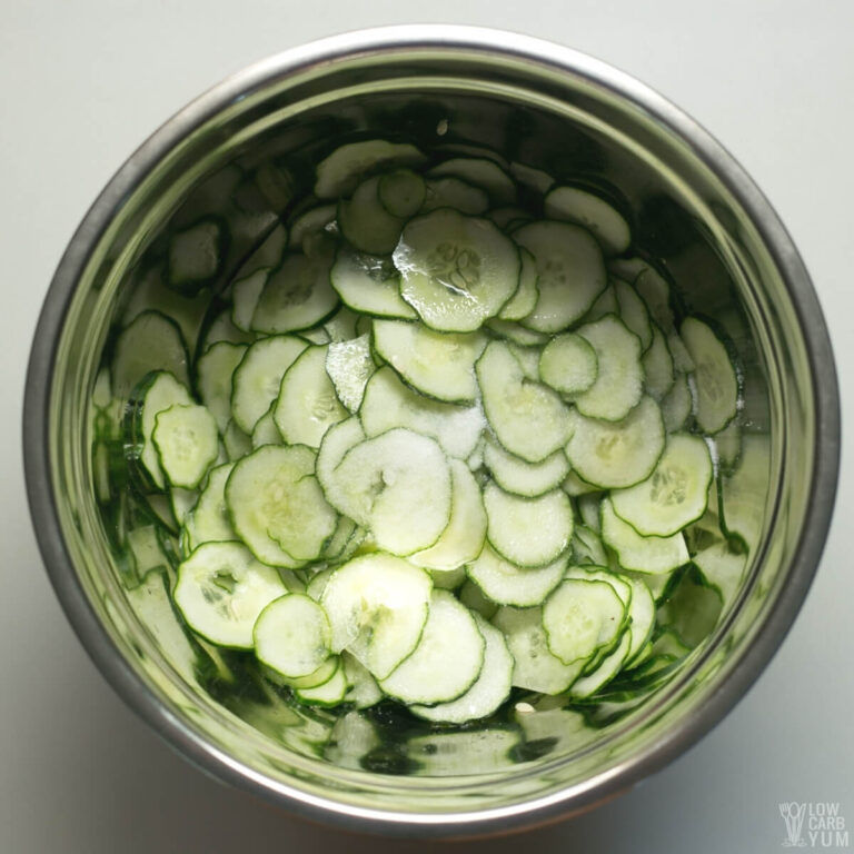 Baked Cucumber Chips With Salt & Vinegar Flavor Low Carb Yum