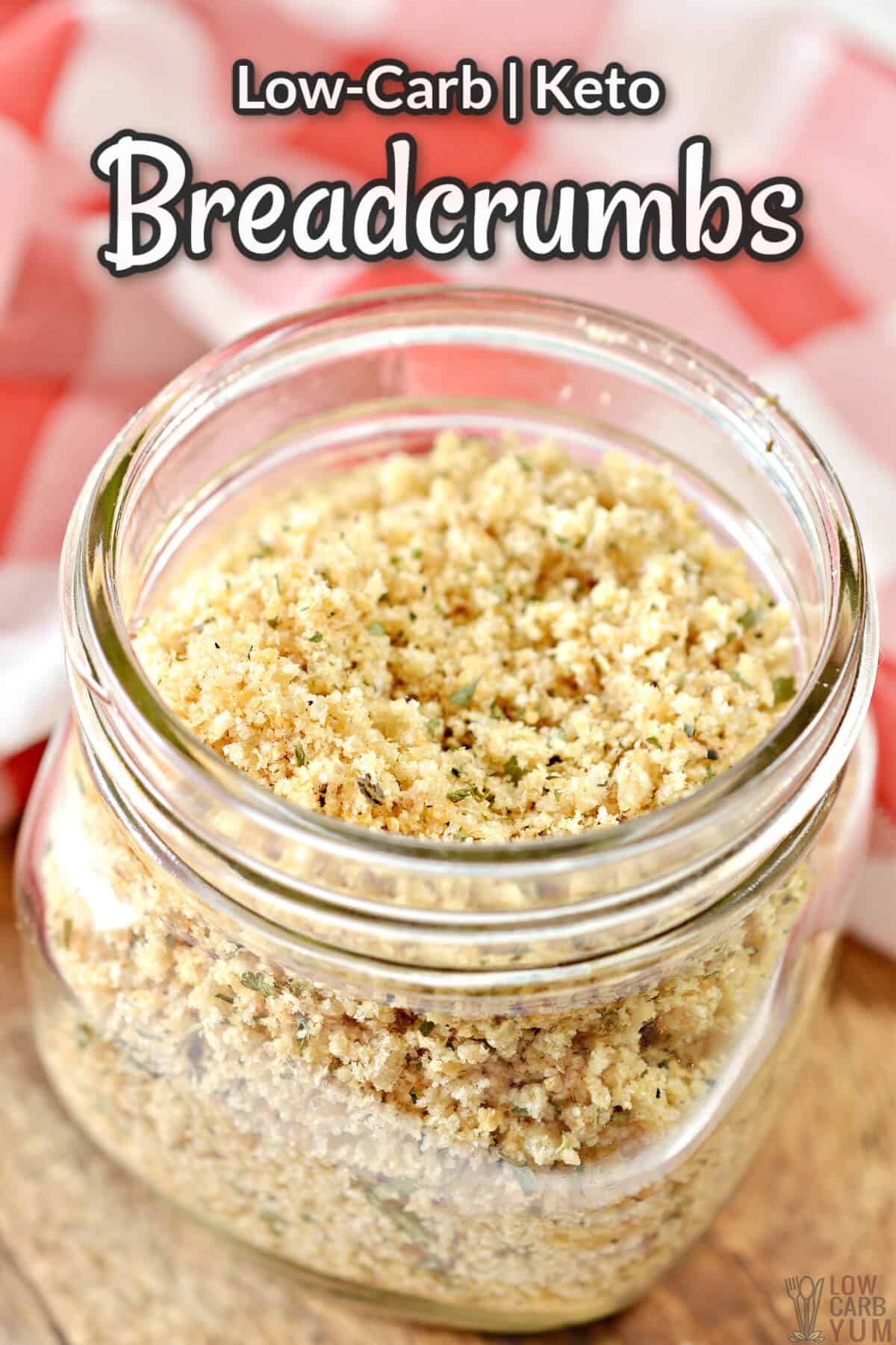 homemade breadcrumbs keto cover image