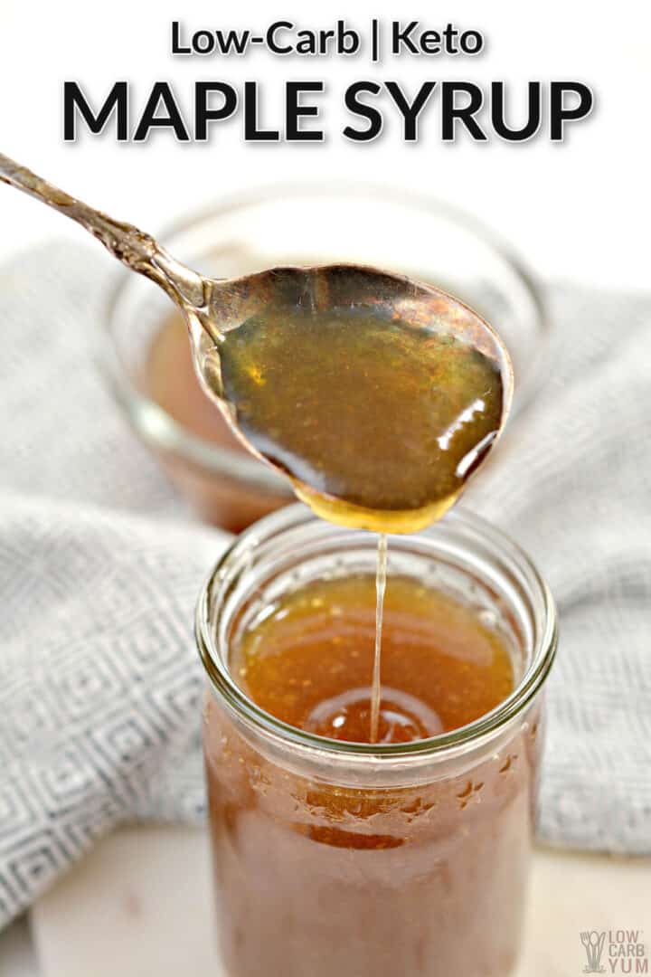 Keto Maple Syrup Easy Homemade Topping Low Carb Yum keto-maple-syrup-easy-homemade-topping-low-carb-yum
