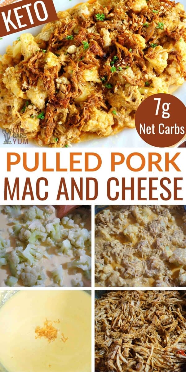 pulled pork mac and cheese pinterest image