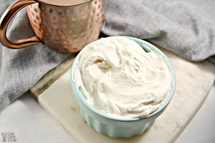Keto Whipped Cream - A Low-Carb Dessert Topping - Low Carb Yum