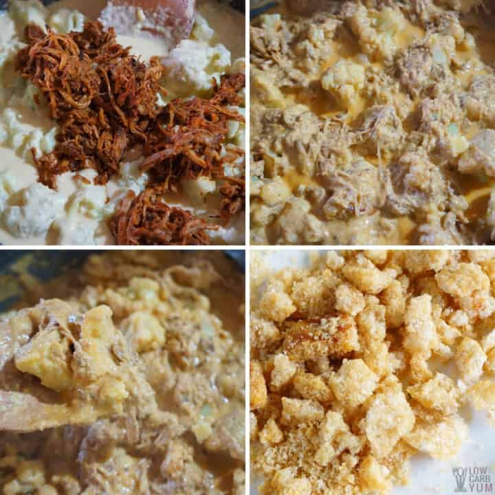 Keto Pulled Pork Mac and Cheese Low Carb Yum