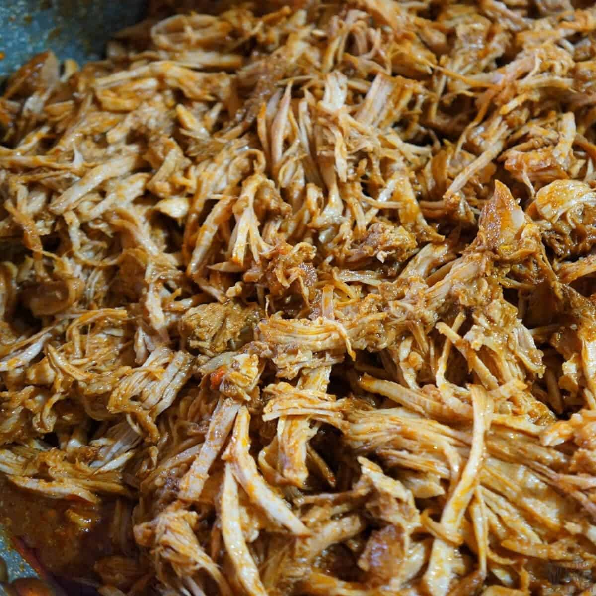 reheating the leftover pulled pork