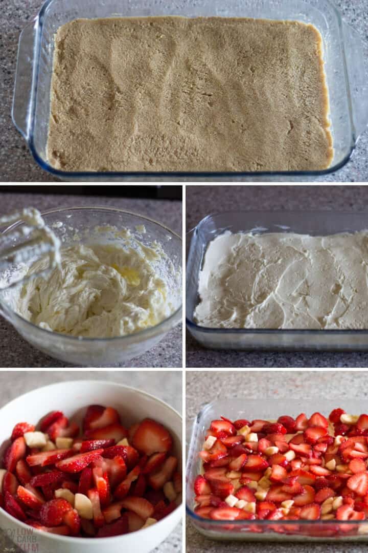 NoBake Banana Split Cheesecake (LowCarb) Low Carb Yum
