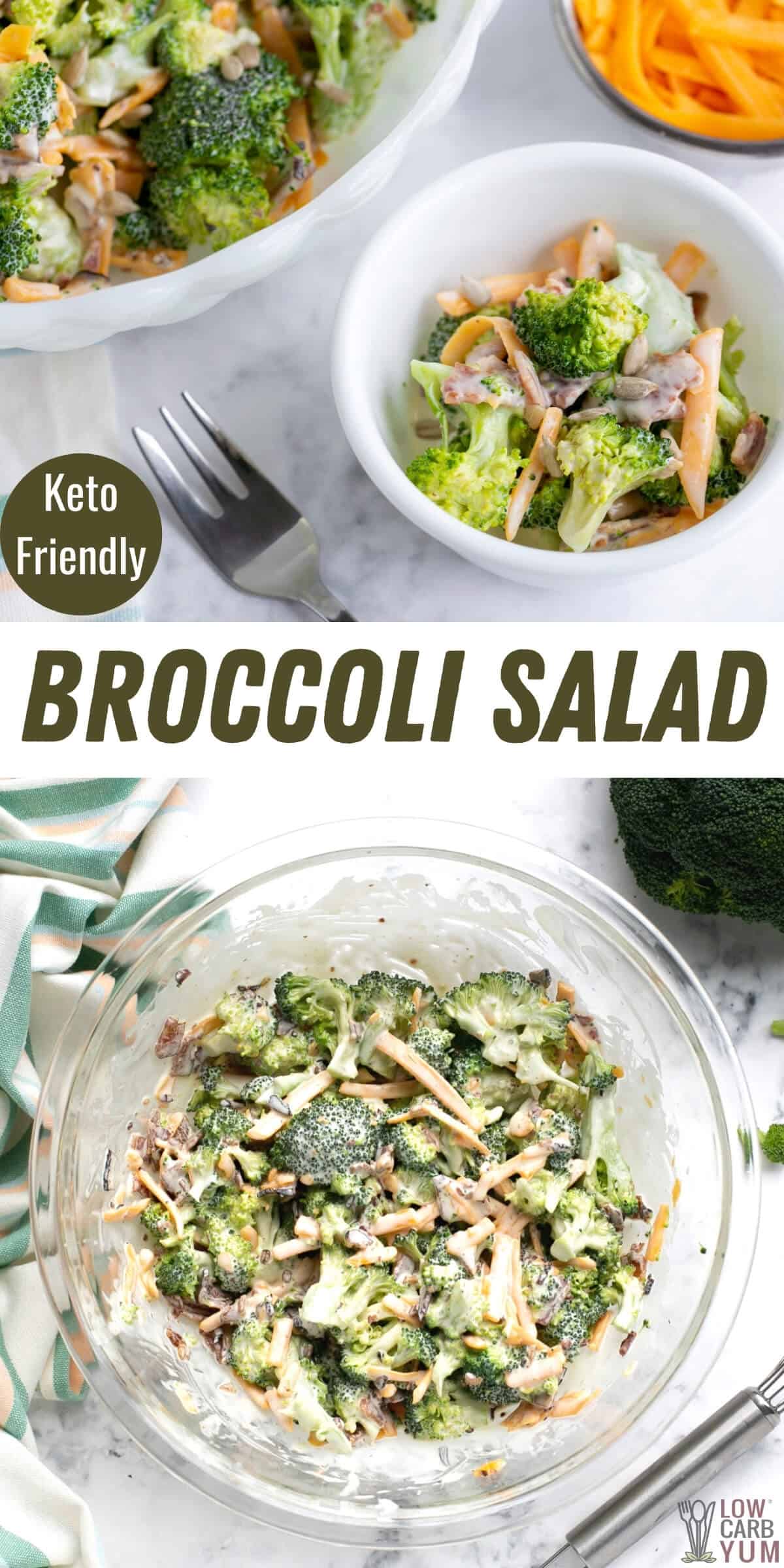 broccoli salad pinterest image