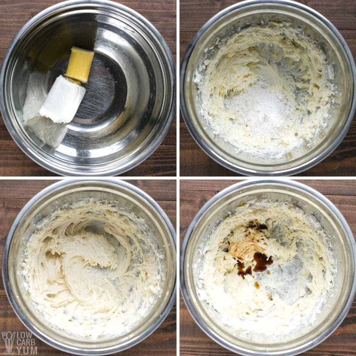 cream cheese cinnamon roll glaze recipe steps