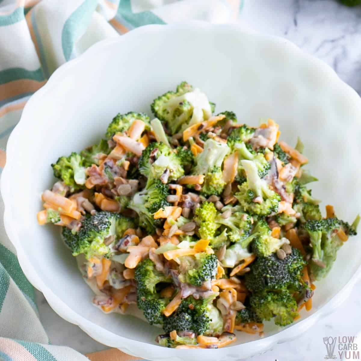 Mason Jar Broccoli Salads with Kale and Apple - Kristine's Kitchen