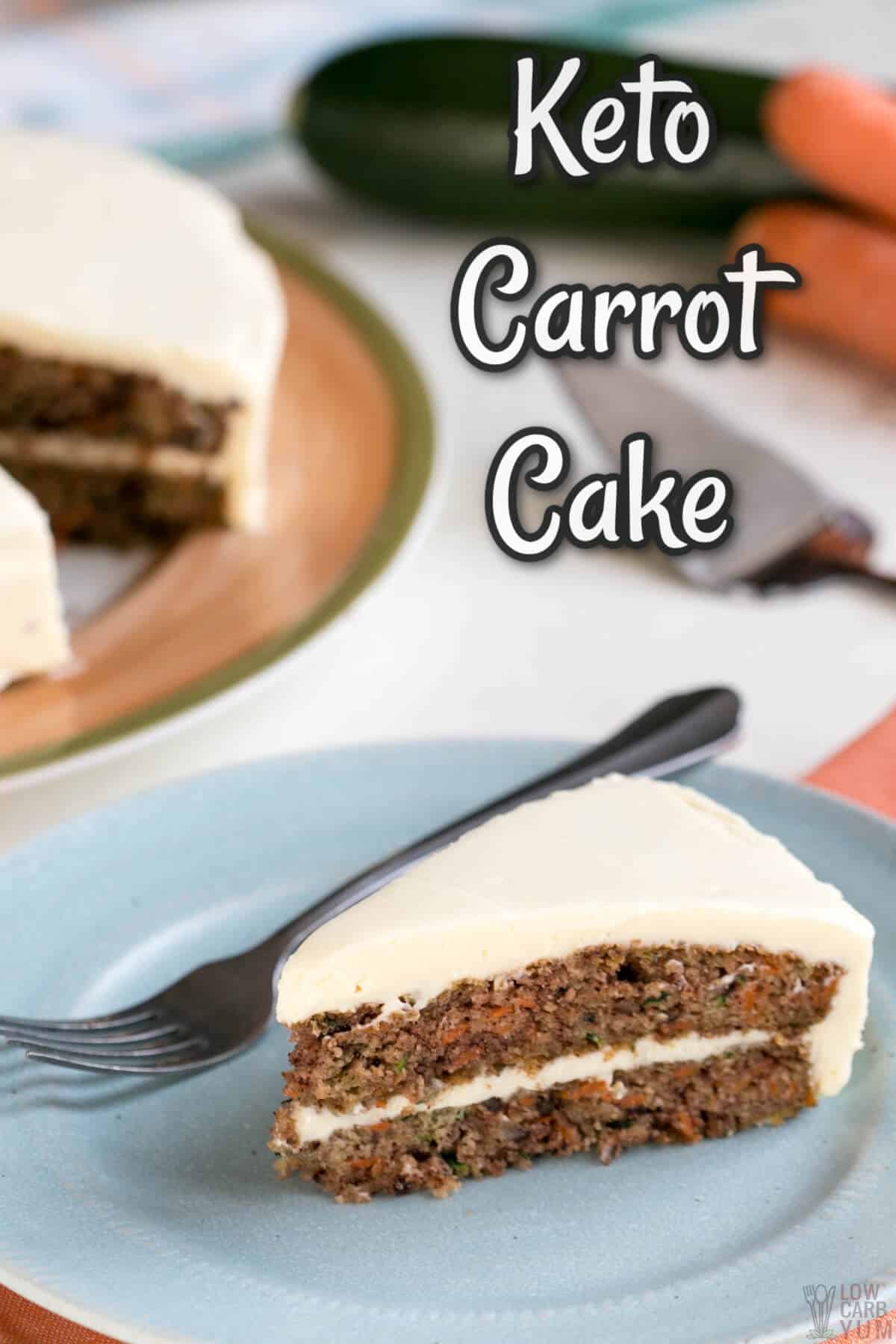 keto carrot cake cover image