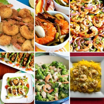 keto shrimp recipes collage square