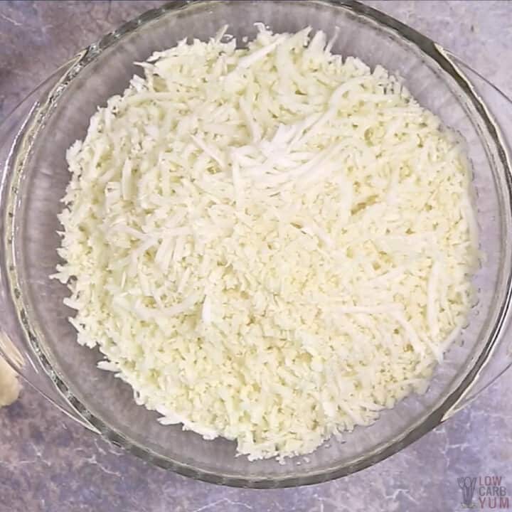 How To Make Cauliflower Rice In The Microwave Low Carb Yum