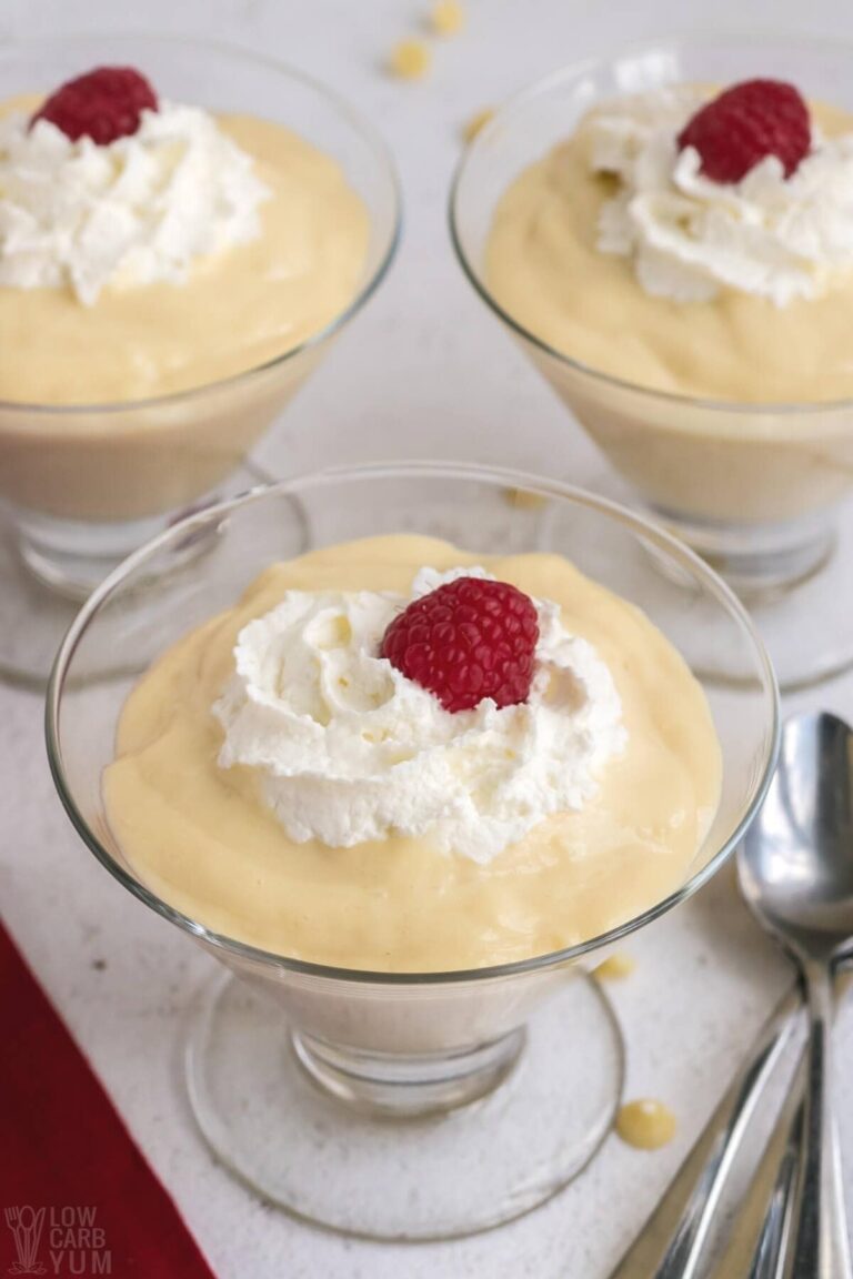 Sugar-Free White Chocolate Pudding - A Simple & Sweet Keto Snack - Low ...