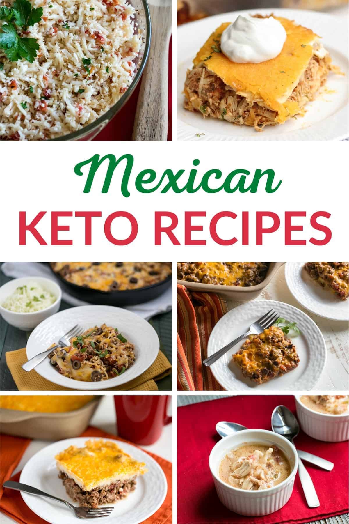 keto mexican recipes pinterest image