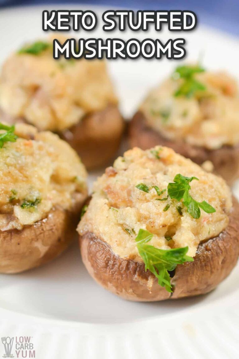 Keto Stuffed Mushrooms Low Carb Yum