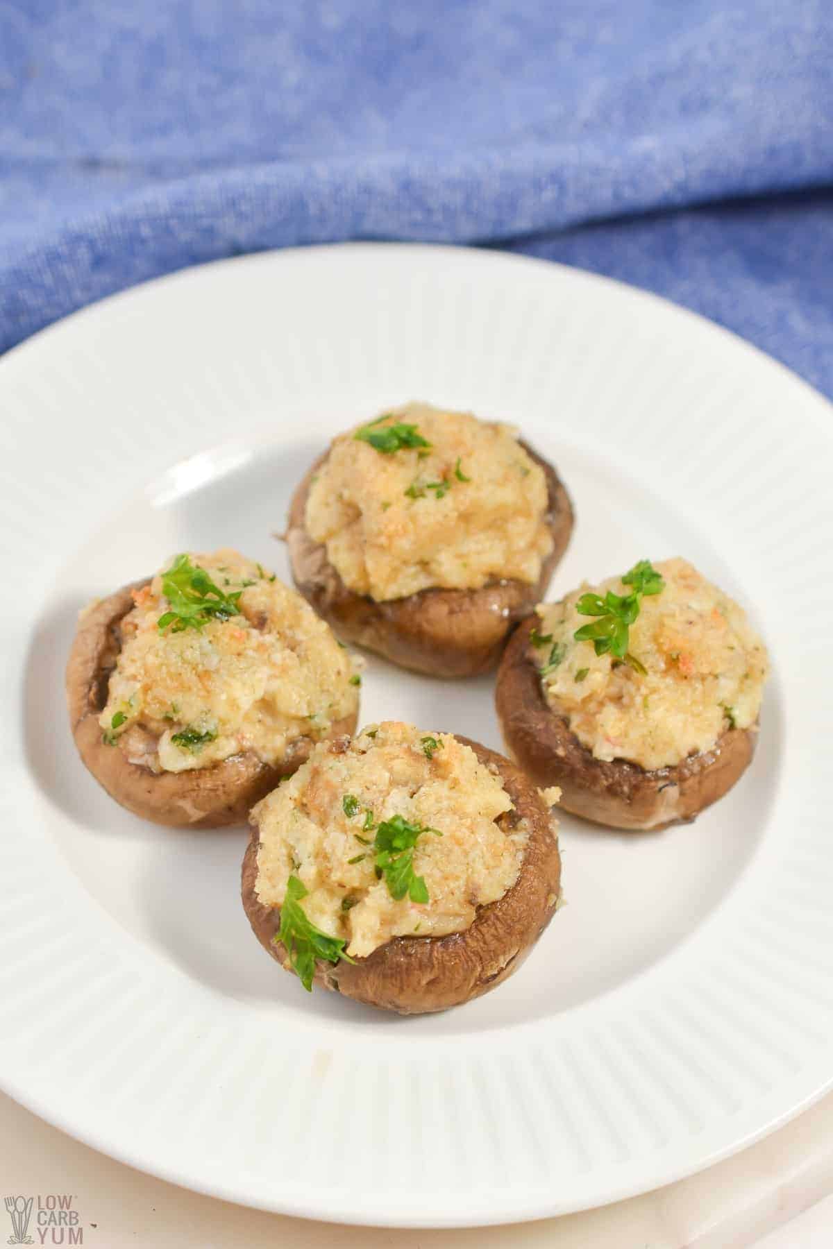 Keto Stuffed Mushrooms | Low Carb Yum