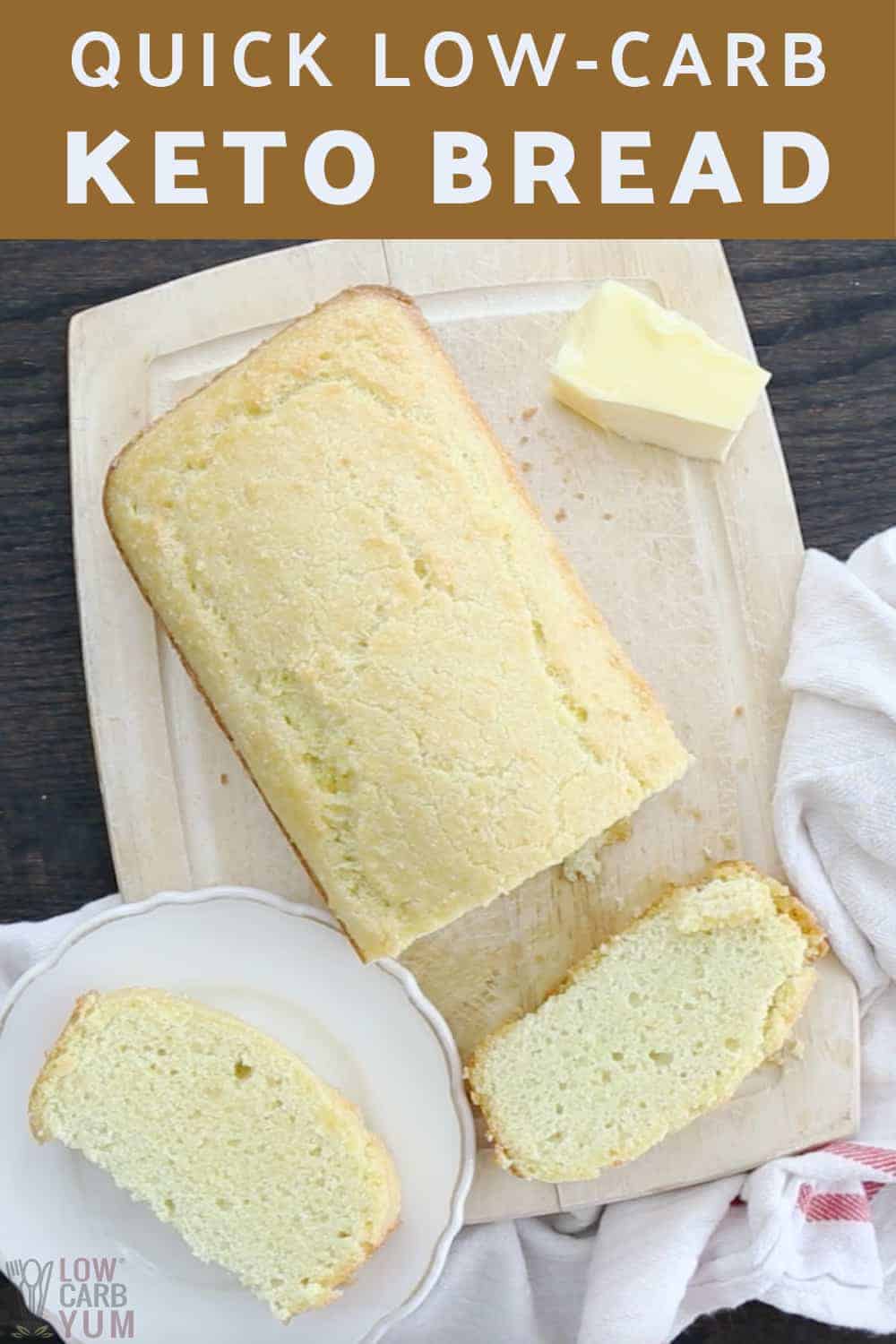 quick low carb keto bread cover image