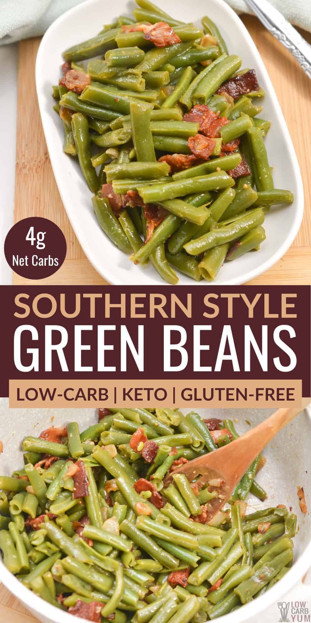 southern style green beans pinterest image