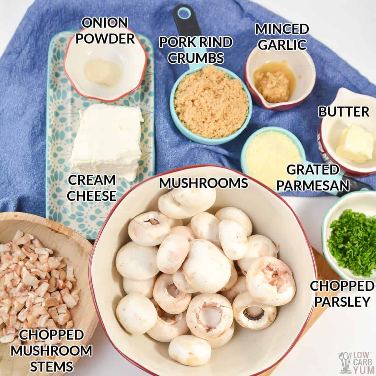 stuffed mushrooms ingredients