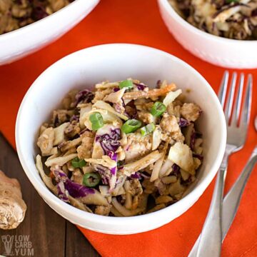 asian keto canned chicken salad recipe featured image