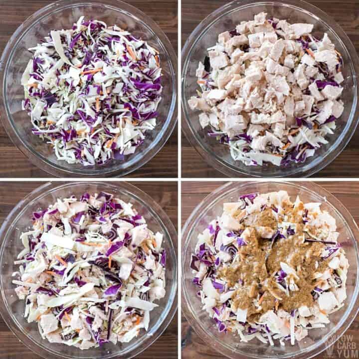 Easy Thai Chicken Salad With Canned Chicken Low Carb Yum