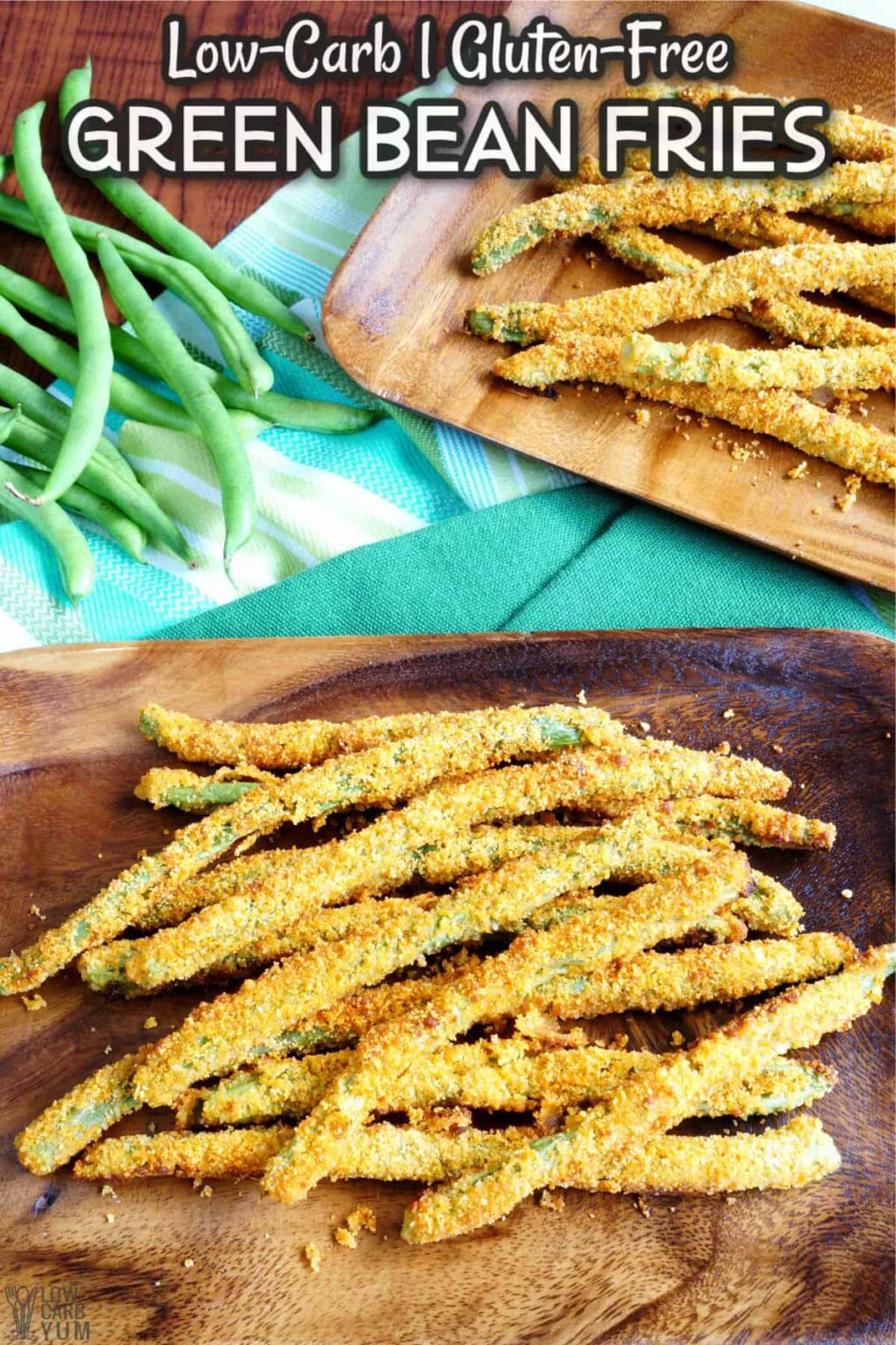 Crispy GlutenFree Green Bean Fries Low Carb Yum