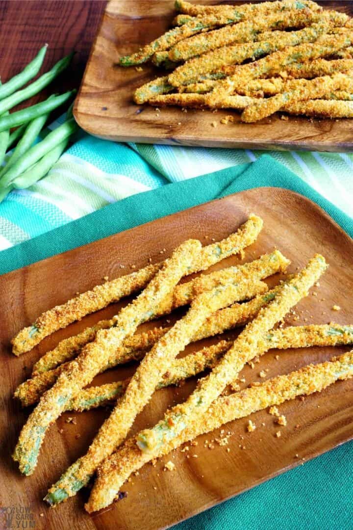Crispy GlutenFree Green Bean Fries Low Carb Yum