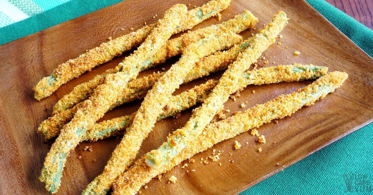 Crispy GlutenFree Green Bean Fries Low Carb Yum