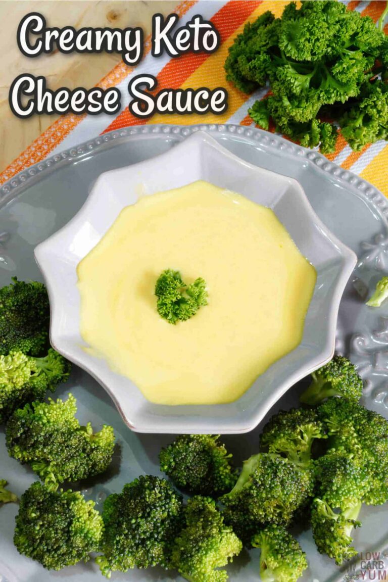 Keto Cheese Sauce (For Dipping Or Drizzling) Low Carb Yum